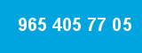 965 405 77 05 965 405 77 05